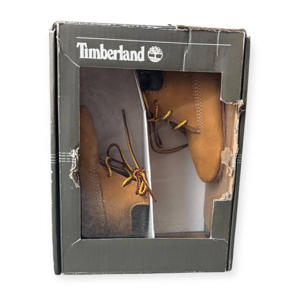 Timberland Infant Crib Booties Size 2 in Wheat Nubuck - Picture 5 of 12